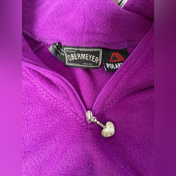 Obermeyer Vintage Fleece. Awesome Purple size large. Excellent condition! - Picture 5 of 7